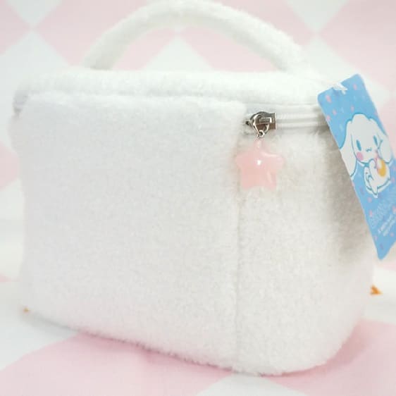 Sanrio Cinnamoroll Cute Plush White Makeup Bag